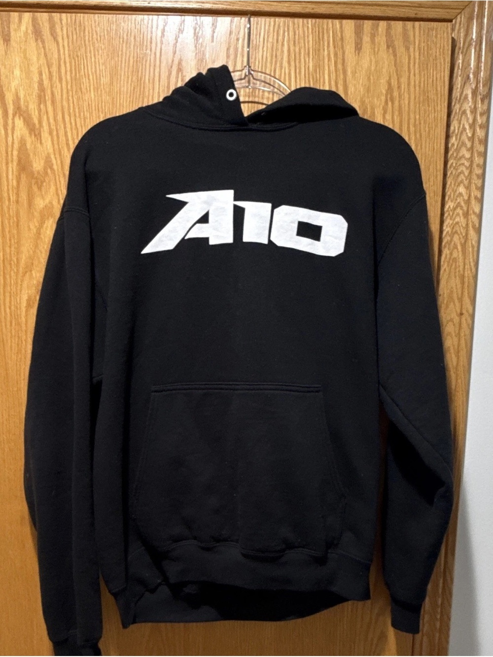 Black A10 Logo Hooded Sweatshirt - Men